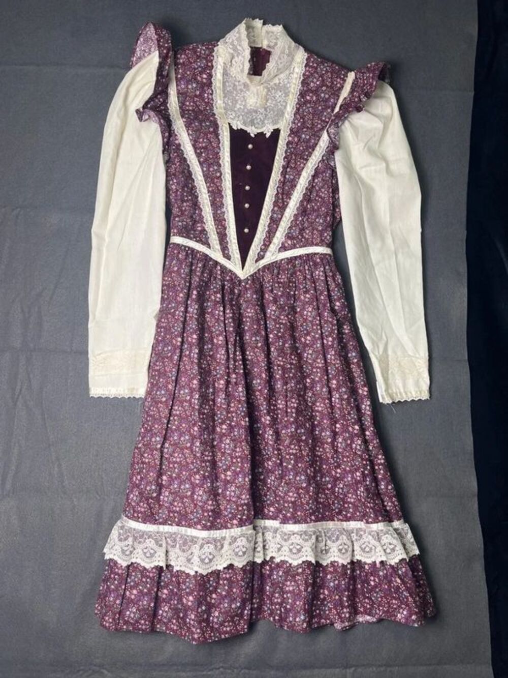 Gunne Sax June Filles 1970's Cottagecore Dress size 14
